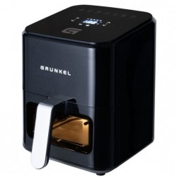 Freidora por Aire / Sin Aceite Grunkel Black Easy Fryer/ 1200W/ Capacidad 4L