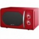 Microondas Grunkel Vintage MW-20ROJO/ 700W/ Capacidad 20L/ Rojo