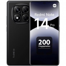 Smartphone Xiaomi Redmi Note 14 Pro 12GB/ 512GB/ 6.67'/ 5G/ Negro Medianoche