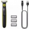 Cortabarbas Philips Oneblade QP2724/10/ con Batería/ 3 Accesorios