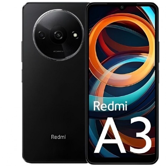 Smartphone Xiaomi Redmi A3 3GB/ 64GB/ 6.71'/ Negro Medianoche