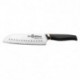 Cuchillo Santoku Bra Efficient A198004/ Hoja 180mm/ Acero inoxidable