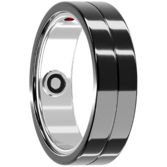 Anillo Inteligente Maxcom MR100 Talla 10/63/ Ø20.1mm/ Notificaciones/ Frecuencia Cardíaca/ Negro